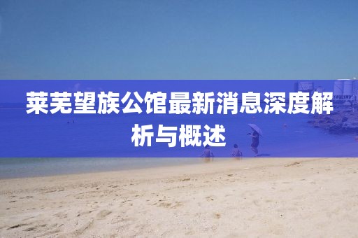 萊蕪?fù)骞^最新消息深度解析與概述