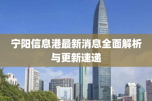 寧陽信息港最新消息全面解析與更新速遞