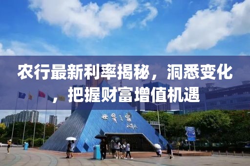 農(nóng)行最新利率揭秘，洞悉變化，把握財(cái)富增值機(jī)遇