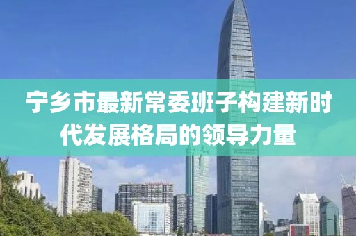 寧鄉(xiāng)市最新常委班子構(gòu)建新時(shí)代發(fā)展格局的領(lǐng)導(dǎo)力量