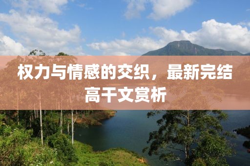 權(quán)力與情感的交織，最新完結(jié)高干文賞析