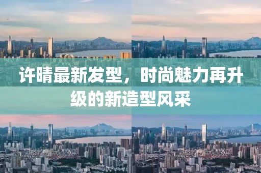 許晴最新發(fā)型，時(shí)尚魅力再升級(jí)的新造型風(fēng)采