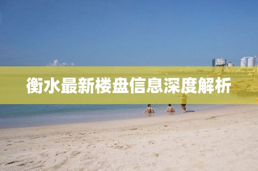衡水最新樓盤(pán)信息深度解析