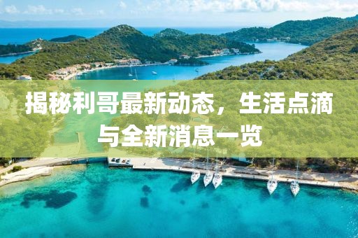 揭秘利哥最新動(dòng)態(tài)，生活點(diǎn)滴與全新消息一覽