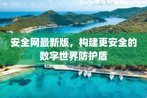 安全網(wǎng)最新版，構(gòu)建更安全的數(shù)字世界防護盾