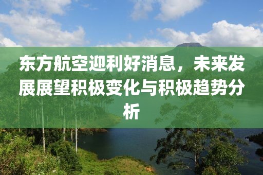 東方航空迎利好消息，未來(lái)發(fā)展展望積極變化與積極趨勢(shì)分析