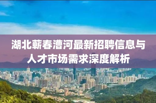 湖北蘄春漕河最新招聘信息與人才市場需求深度解析