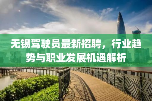 無錫駕駛員最新招聘，行業(yè)趨勢與職業(yè)發(fā)展機(jī)遇解析