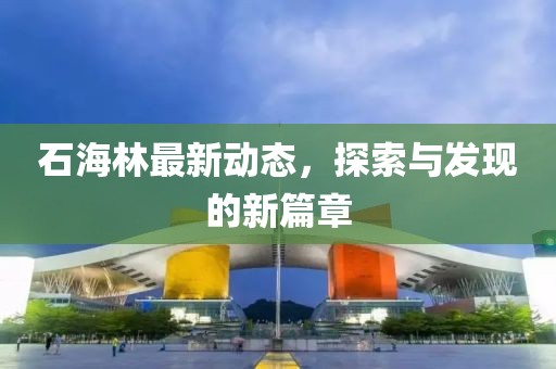 石海林最新動態(tài)，探索與發(fā)現(xiàn)的新篇章