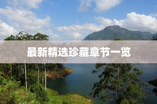 最新精選珍藏章節(jié)一覽
