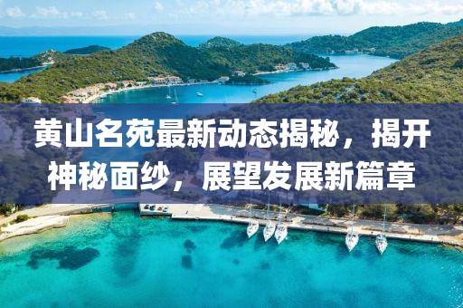 黃山名苑最新動(dòng)態(tài)揭秘，揭開神秘面紗，展望發(fā)展新篇章