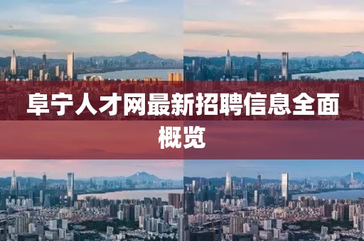阜寧人才網(wǎng)最新招聘信息全面概覽