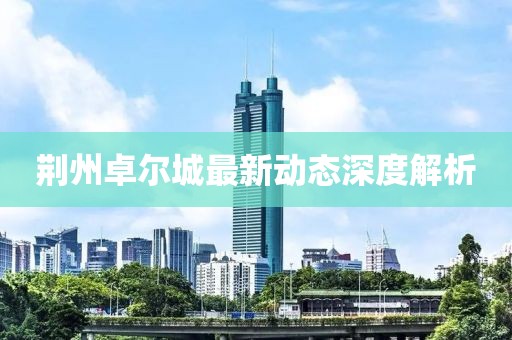 荊州卓爾城最新動(dòng)態(tài)深度解析