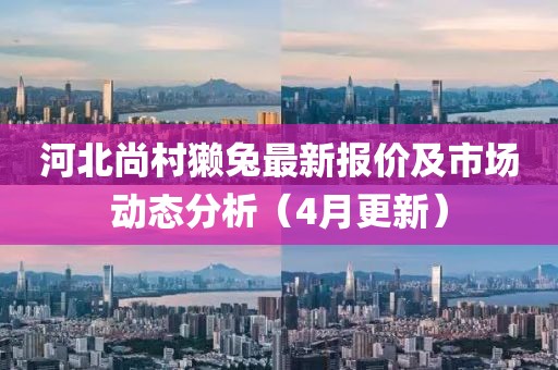 河北尚村獺兔最新報(bào)價(jià)及市場動態(tài)分析（4月更新）