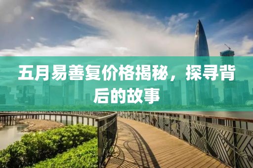 五月易善復(fù)價(jià)格揭秘，探尋背后的故事