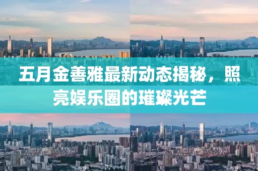 五月金善雅最新動(dòng)態(tài)揭秘，照亮娛樂圈的璀璨光芒