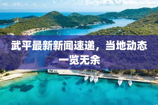 武平最新新聞速遞，當?shù)貏討B(tài)一覽無余