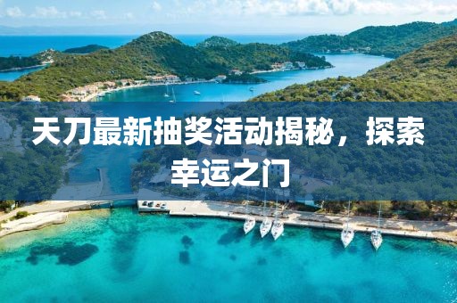 天刀最新抽獎活動揭秘，探索幸運(yùn)之門