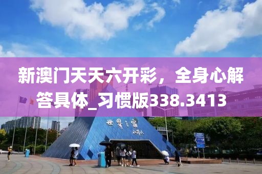 新澳門天天六開彩，全身心解答具體_習慣版338.3413