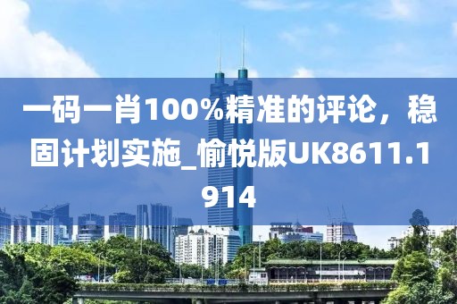 一碼一肖100%精準(zhǔn)的評論，穩(wěn)固計劃實施_愉悅版UK8611.1914