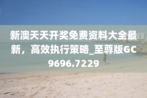 新澳天天開獎免費資料大全最新，高效執(zhí)行策略_至尊版GC9696.7229