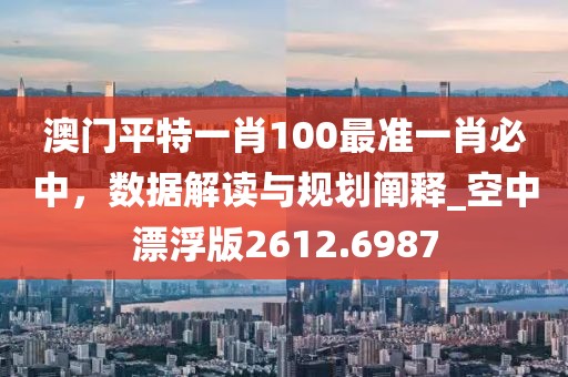 澳門(mén)平特一肖100最準(zhǔn)一肖必中，數(shù)據(jù)解讀與規(guī)劃闡釋_空中漂浮版2612.6987