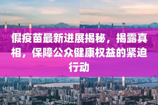 假疫苗最新進展揭秘，揭露真相，保障公眾健康權(quán)益的緊迫行動